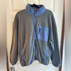 Patagonia Gray and Blue Synchilla Jacket